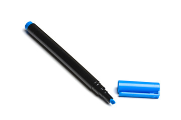 Image showing Blue highlighter isolated on white