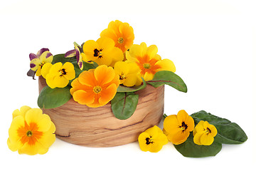 Image showing Edible Flower Salad