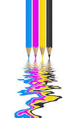 Image showing cmyk pencils