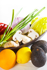 Image showing assorted vegetables and fruits