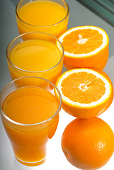 Image showing fresh orange juice