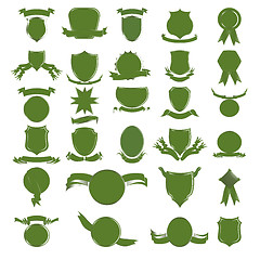 Image showing Green shields 