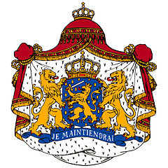 Image showing Netherlands coat of arms