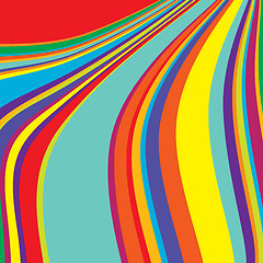 Image showing Colored stripes