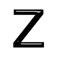 Image showing 3d letter z