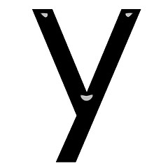 Image showing 3d letter y