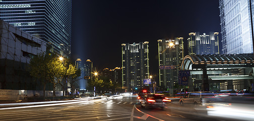 Image showing night view of shanghai