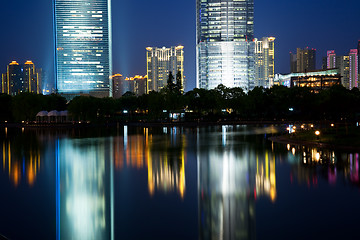 Image showing night view of shanghai