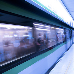 Image showing train motion blur