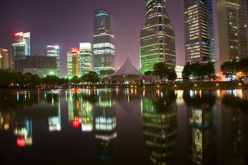 Image showing night view of shanghai