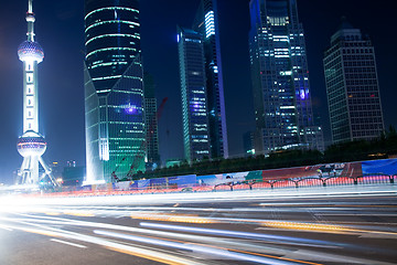 Image showing night view of shanghai