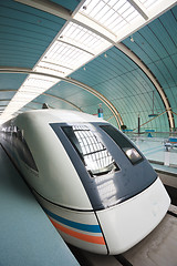 Image showing Magnetic levitation train