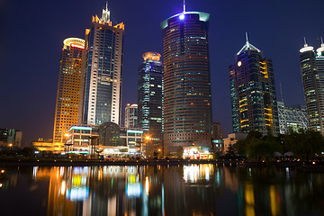 Image showing night view of shanghai