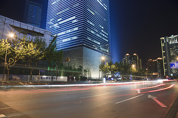 Image showing night view of shanghai