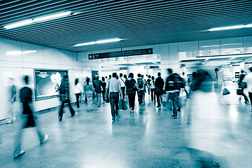 Image showing subway station