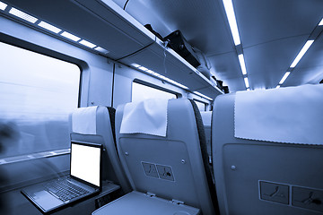 Image showing interior of train