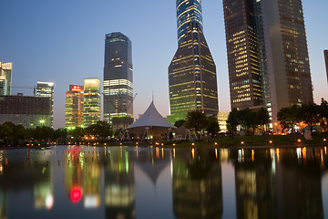 Image showing night view of shanghai