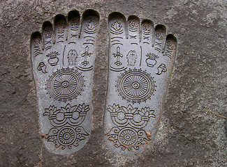 Image showing Budha's Soles