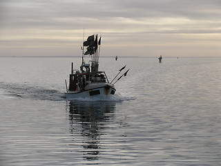 Image showing Late fishing