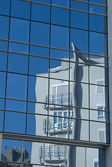 Image showing reflex on the new building