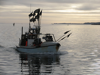 Image showing Late fishing