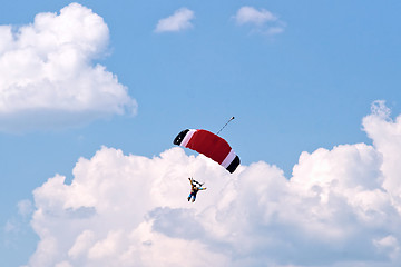 Image showing Parachute in the sky