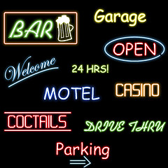 Image showing Neon Signs