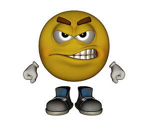 Image showing emoticon angry