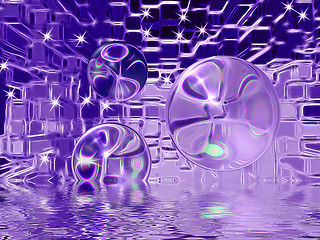 Image showing abstraction glass background