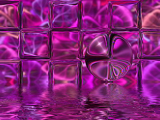 Image showing abstraction glass background