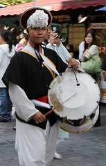 Image showing Korean drummer