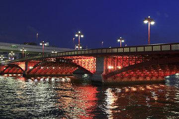 Image showing bridge night