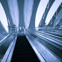 Image showing escalator  