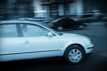 Image showing moving car