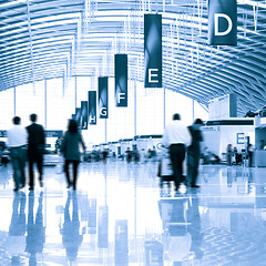 Image showing interior of the airport