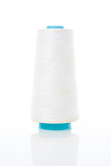 Image showing Bobbin of white thread