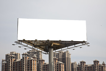 Image showing the billboard on the blue sky background.