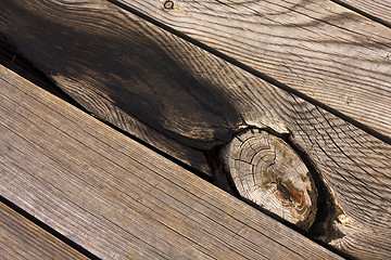 Image showing Old Wood Background. Old wooden planks. 