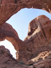 Image showing Arches Natural Park: Double Arch