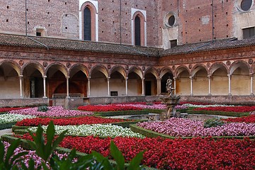 Image showing Certosa di Pavia - gardens