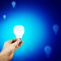 Image showing White bulb