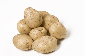 Image showing organic food, new potatoes