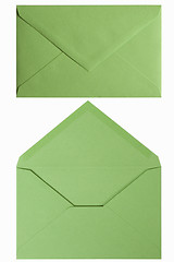 Image showing green envelop