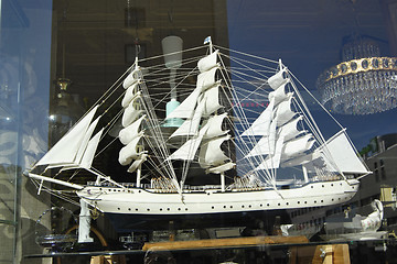 Image showing Sailing Ship in Antique Shop