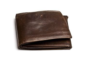 Image showing  Brown wallet isolated on white