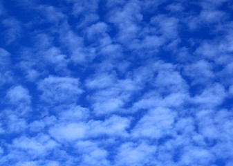 Image showing Blue sky with clouds