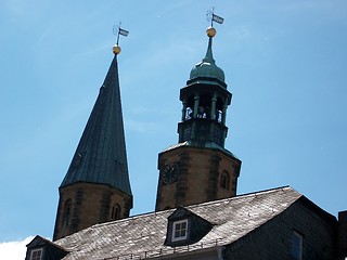 Image showing Towers of an old city