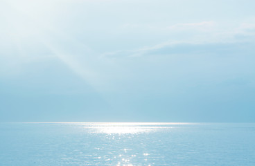 Image showing Sea and sunshine