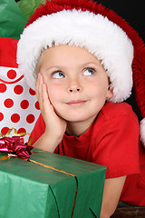 Image showing Christmas boy