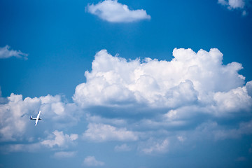 Image showing Glider in the air